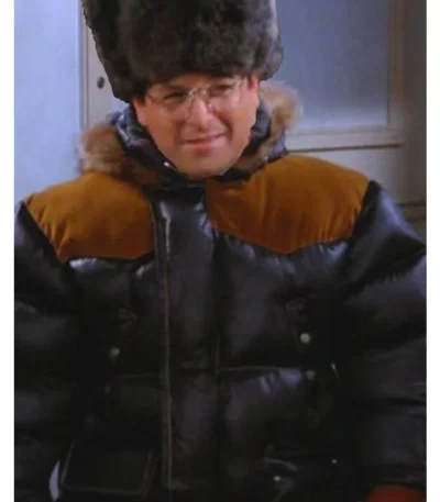 Seinfeld Black Puffer Jacket