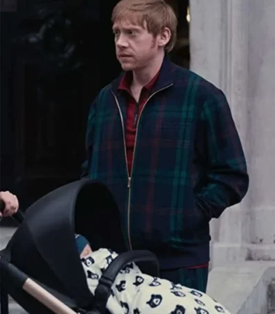 Servant Julian Pearce Plaid Bomber Jacket