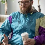 Seth Rogen Long Shot Parachute Jacket