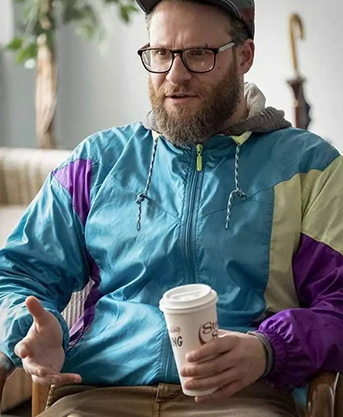 Seth Rogen Long Shot Parachute Jacket Seth Rogen Long Shot Parachute Jacket