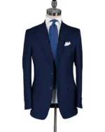 Sharkskin Blue Suit