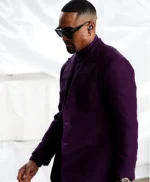 Jalen Hurts Super Bowl 2025 Royal Purple Suit