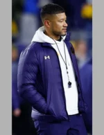 Marcus Freeman Notre Dame Puffer Jacket