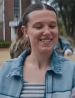 Millie Bobby Brown The Electric State Stripe Jacket