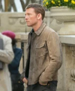 Sam Worthington Relay Suede Leather Jacket
