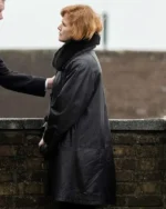 Say Nothing Older Dolours Price Black Shearling Coat