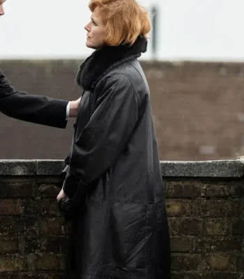Say Nothing Older Dolours Price Black Shearling Coat