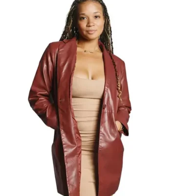 Short Fuse Misty Leather Coat