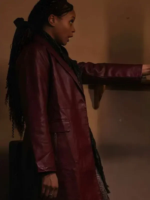 Short Fuse Misty Leather Coat