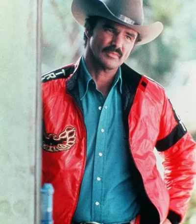 Burt Reynolds Bandit Trans Am Red Leather Jacket