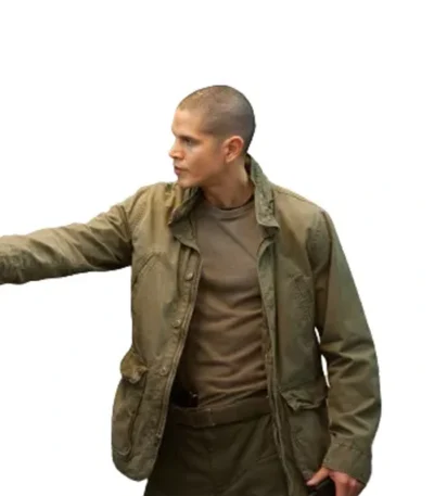 Snitch Jd Pardo Green Cotton Field Jacket