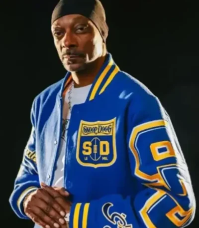 Snoop Dogg Limited Edition Blue Bomber Jacket