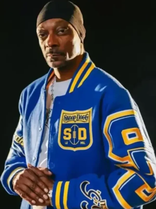 Snoop Dogg Limited Edition Blue Bomber Jacket