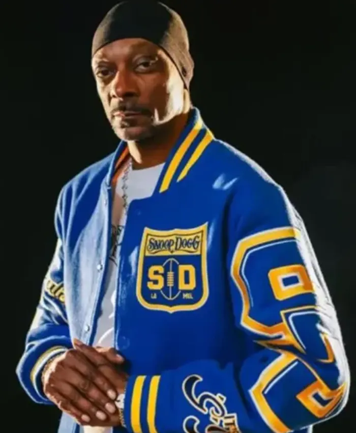 Snoop Dogg Limited Edition Blue Bomber Jacket Snoop Dogg Limited Edition Blue Bomber Jacket