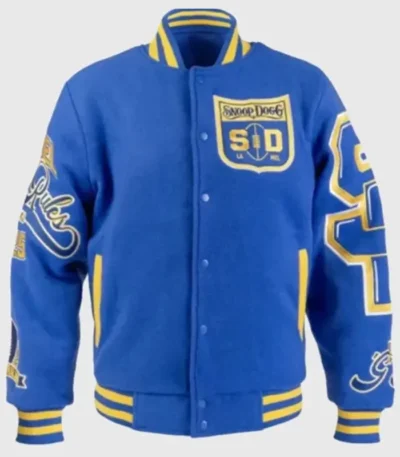 Snoop Dogg Limited Edition Blue Bomber Jacket