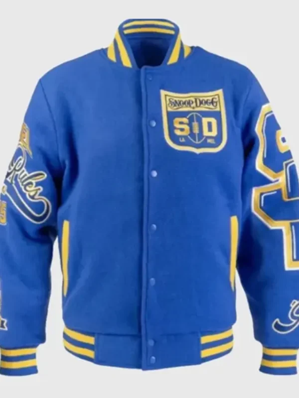Snoop Dogg Limited Edition Blue Bomber Jacket