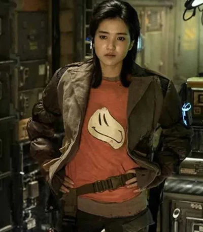 Space Sweepers Captain Jang Brown Cotton Jacket