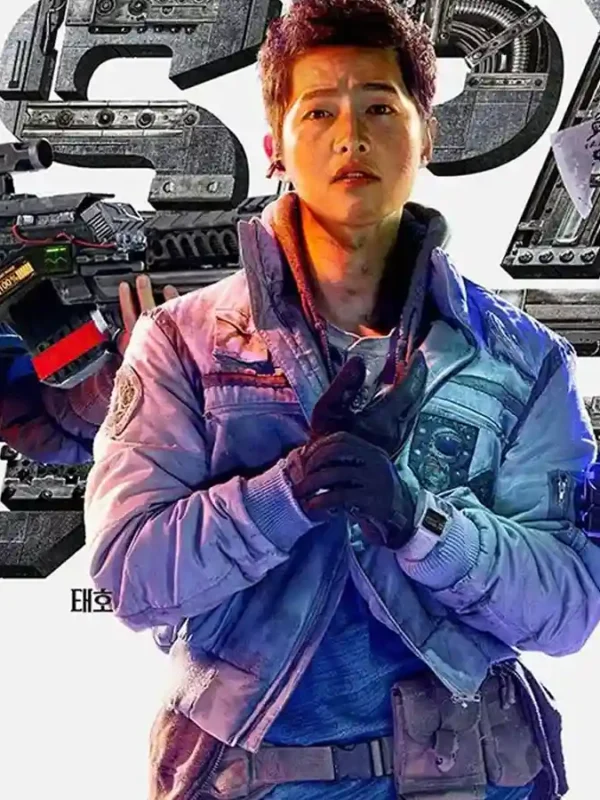 Space Sweepers Song Joong-Ki Grey Jacket