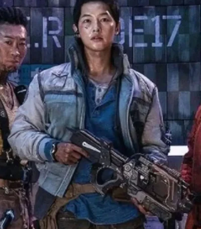 Space Sweepers Song Joong-Ki Grey Jacket