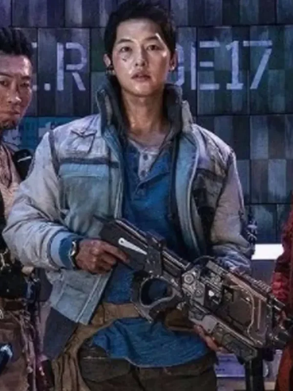 Space Sweepers Song Joong-Ki Grey Jacket