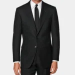 Stylish 2-Piece Black Suit Gents