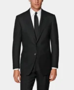 Stylish 2-Piece Black Suit Gents
