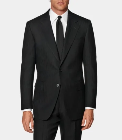 Stylish 2-Piece Black Suit Gents