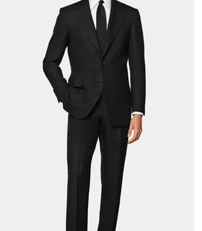 Stylish 2-Piece Black Suit Gents