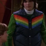 That 70s Show Ashton Kutcher Blue Puffer Vest