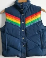 That 70s Show Ashton Kutcher Blue Puffer Vest
