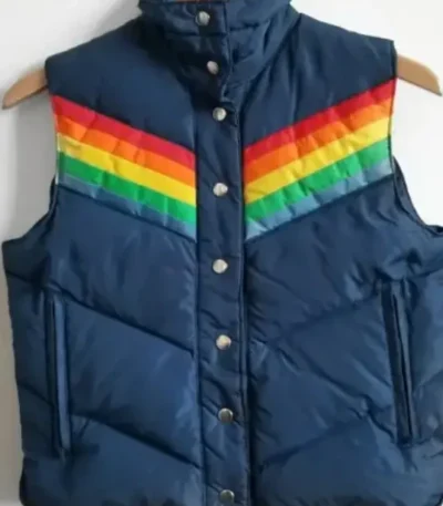 That 70s Show Ashton Kutcher Blue Puffer Vest