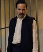 The Accident 2024 Plutarco Santos Black Cotton Vest