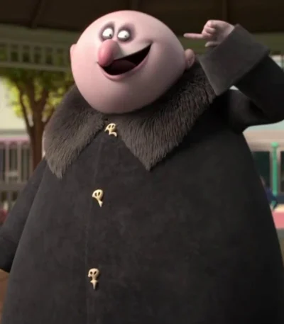 The Addams Family 2 Uncle Fester Trench Coat