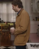 The Adults 2023 Michael Cera Brown Jacket