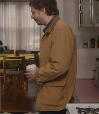 The Adults 2023 Michael Cera Brown Jacket