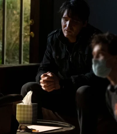 The Boogeyman 2023 David Dastmalchian Black Jacket