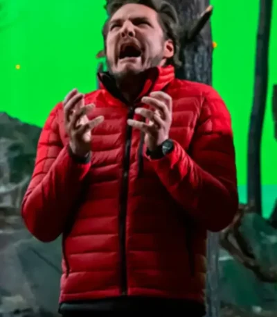 The Bubble Pedro Pascal Red Jacket