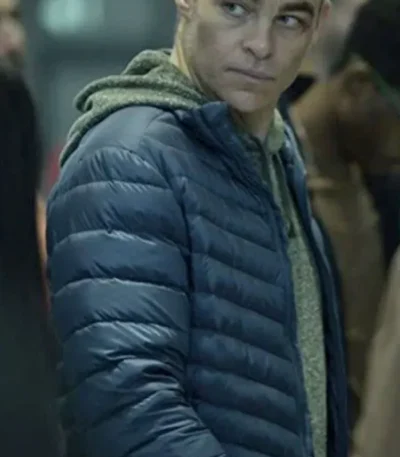 The Contractor Chris Pine Puffer Jacket