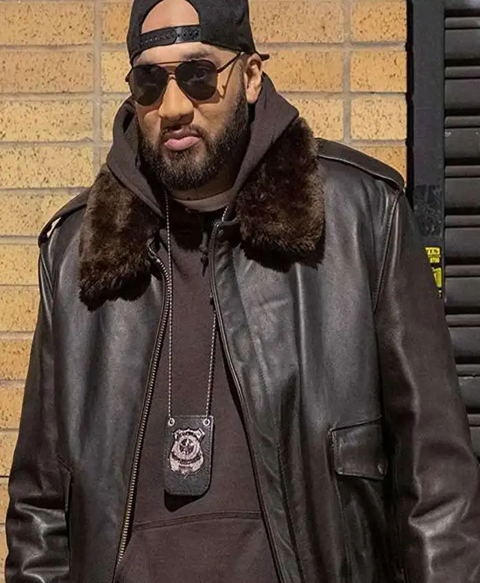 The Kid Mero Desus & Mero Brown Jacket The Kid Mero Desus & Mero Brown Jacket
