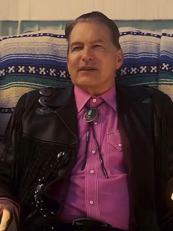 The Last Drive In With Joe Bob Briggs Fringe Leather Jacket