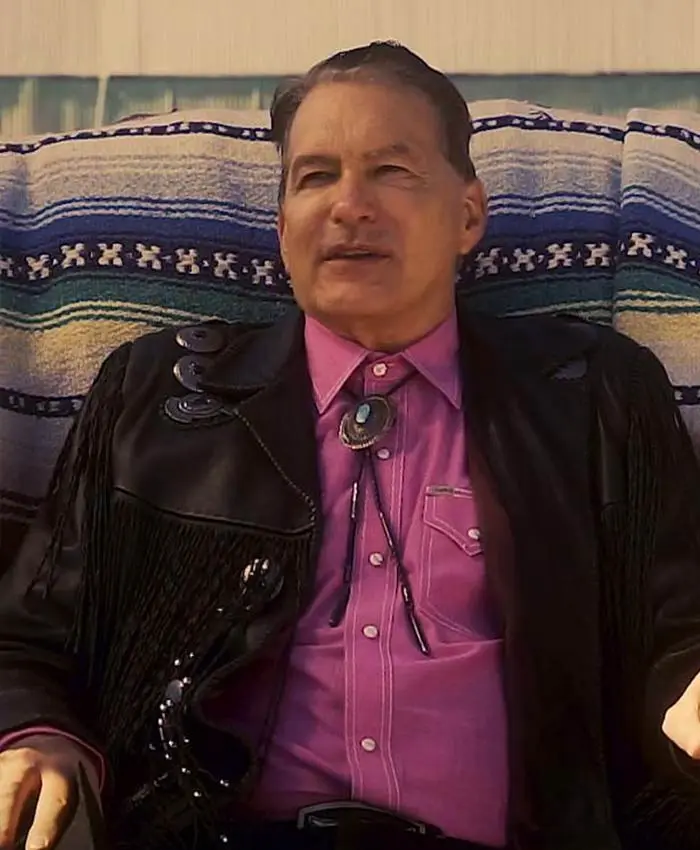 The Last Drive In With Joe Bob Briggs Fringe Leather Jacket The Last Drive In With Joe Bob Briggs Fringe Leather Jacket