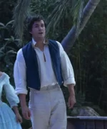 The Little Mermaid 2023 Jonah Hauer-King Blue Vest