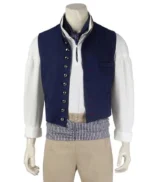 The Little Mermaid 2023 Jonah Hauer-King Blue Vest