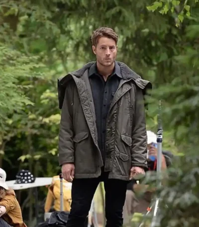 The Noel Diary Justin Hartley Parka Jacket