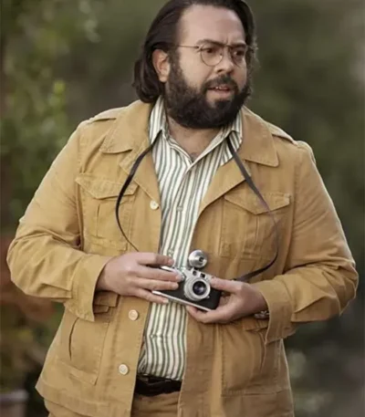 The Offer 2022 Dan Folger Brown Cotton Jacket