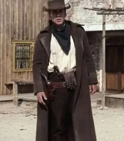 The Old Way 2023 Nicolas Cage Trench Coat