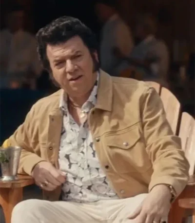 The Righteous Gemstones S03 Danny McBride Beige Trucker Jacket