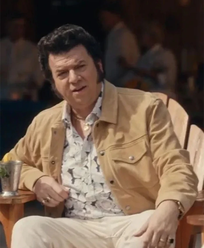 The Righteous Gemstones S03 Danny McBride Beige Trucker Jacket The Righteous Gemstones S03 Danny McBride Beige Trucker Jacket