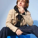 The Starling Girl 2023 Austin Abrams Beige Jacket