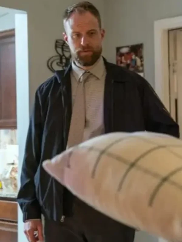 The Thing About Pam S01 Capt Mike Lang Black Bomber Jacket
